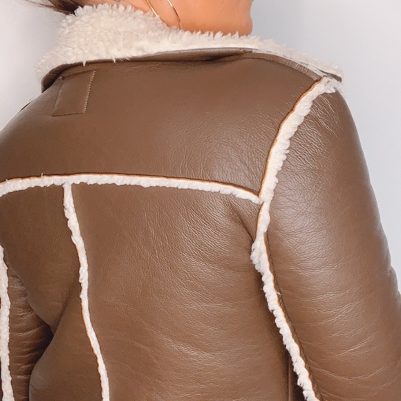 Faux Fur/Leather Jacket - Picture 3 of 3